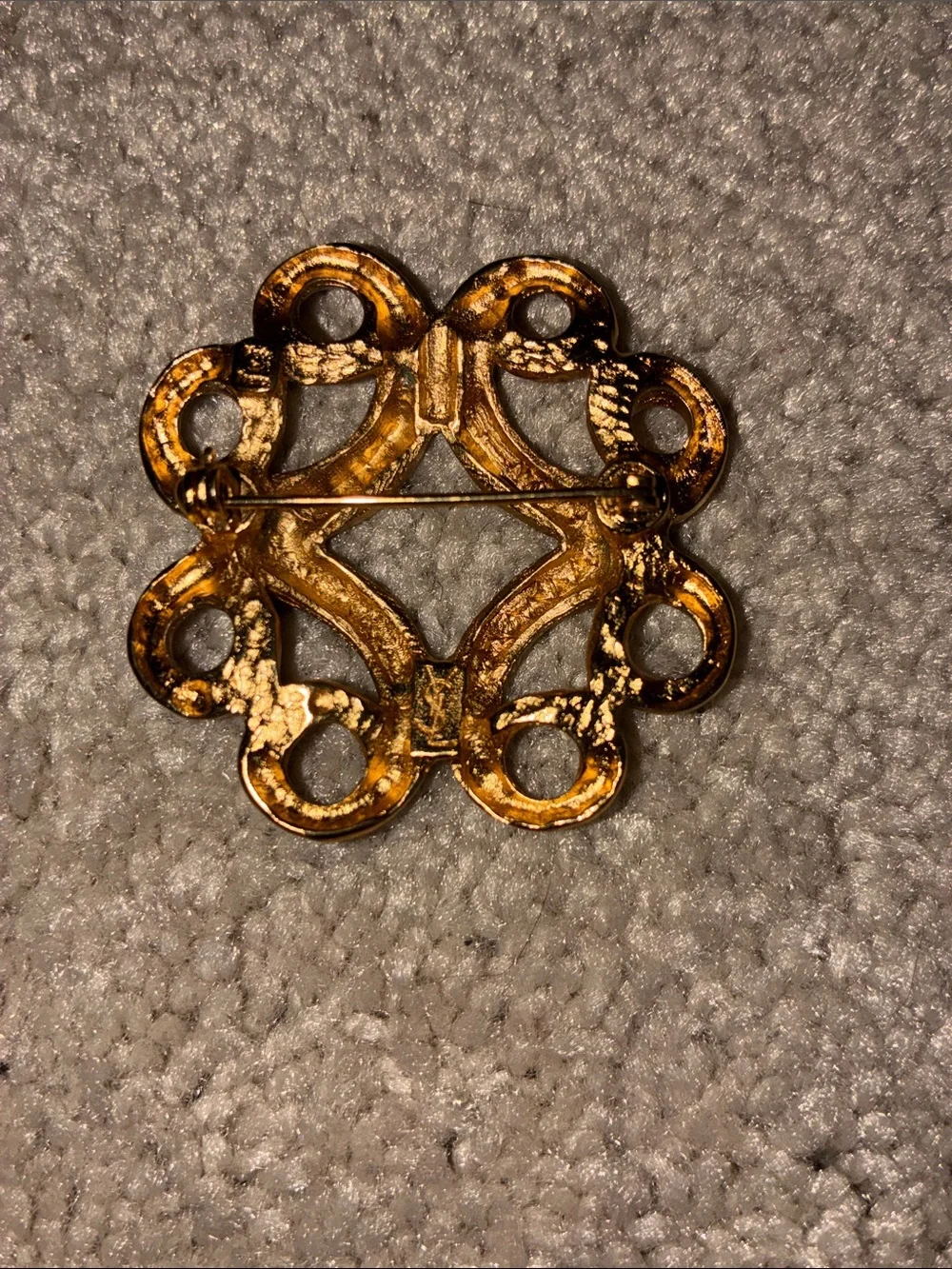 Beautiful Vintage YSL Brooch